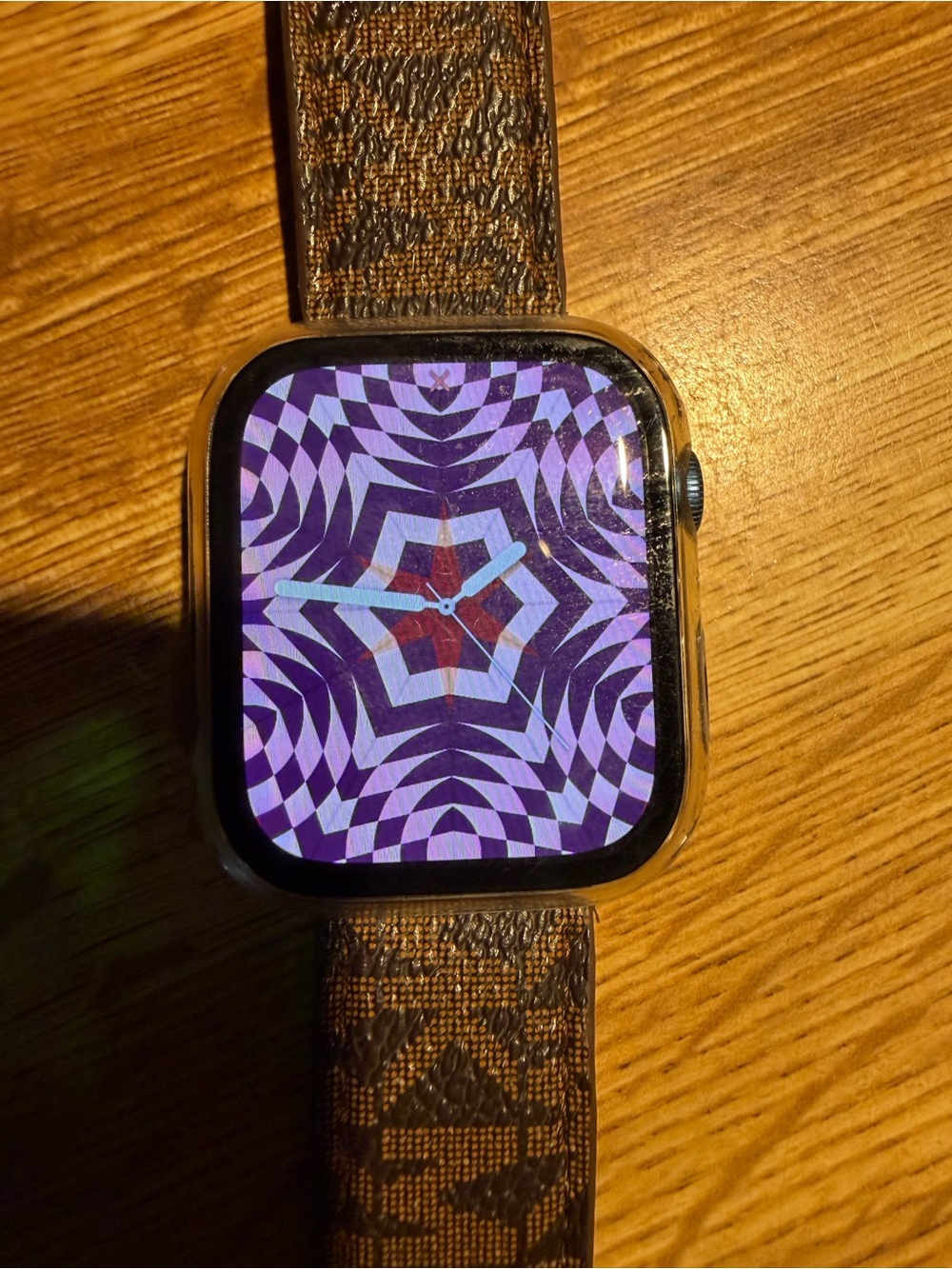 Apple Watch Series 7  45 mm with Micheal kors watch band . With charger